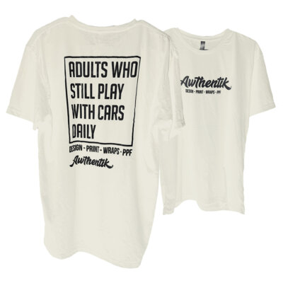 Awthentik Sand Shirt - Adults who play with cars