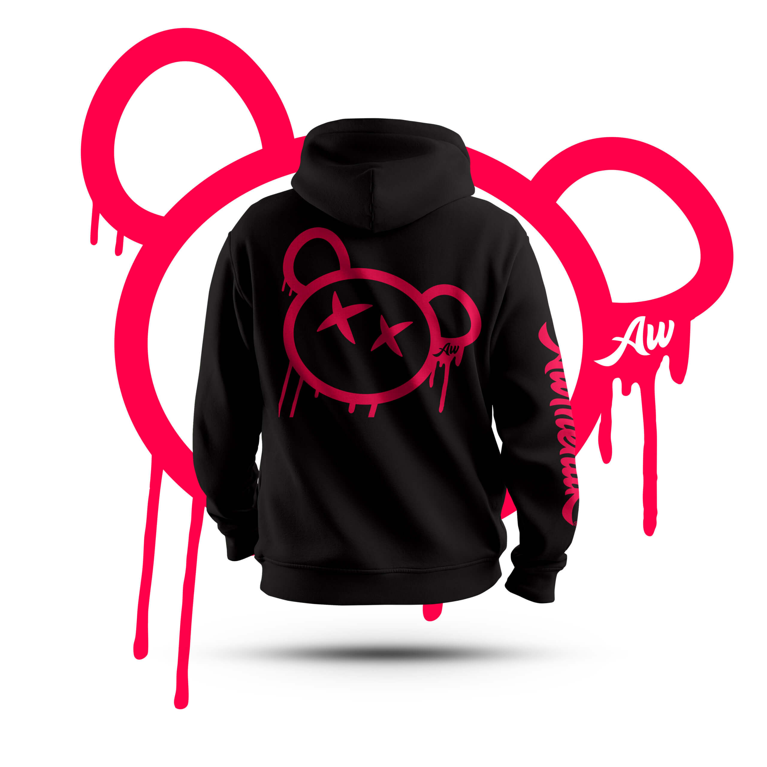 トップス trippie gluck coating hoodie archive Three